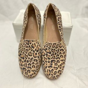 TOMS W11 Palma Leopard Platform Skip Ons